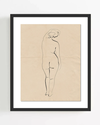 Интерьерный постер "Nude"