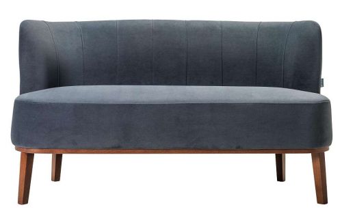 Диван в скандинавском стиле Diag grey 75*62*132 см фото 6