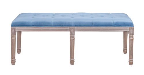 Банкетка большая в стиле прованс Kina middle light blue