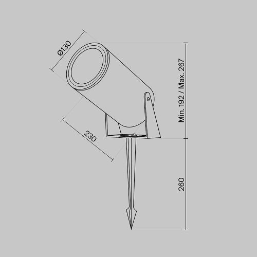 Ландшафтный светильник Outdoor O050FL-L30GF3K фото 7