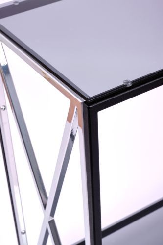 Консольный стол 1031-CB_S grey черный муар, серебряный AllConsoles 100x35x80 фото 7