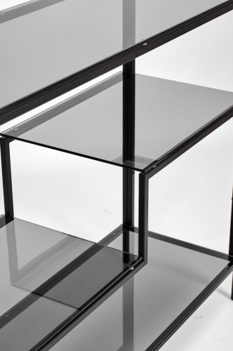 Консольный стол 1011-CB grey черный муар AllConsoles 100x35x80 фото 4