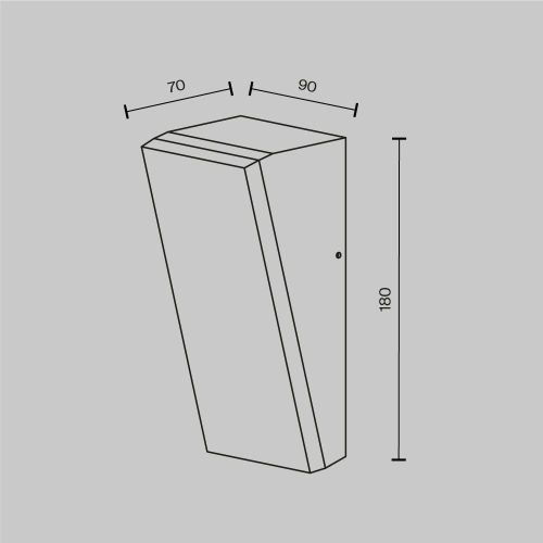 Уличный настенный светильник Outdoor O436WL-L10GF3K1 фото 14