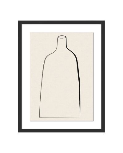 Постер “Minimal Vase” в чёрной раме фото 2