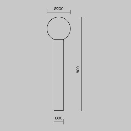 Ландшафтный светильник Outdoor O598FL-01B фото 3
