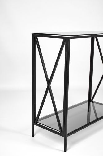 Консольный стол 1033-CB grey черный муар AllConsoles 80x35x80 фото 2