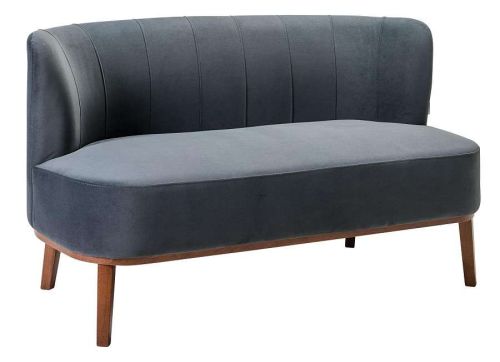 Диван в скандинавском стиле Diag grey 75*62*132 см фото 4