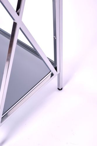 Консольный стол 1033-CS grey серебряный AllConsoles 80x35x80 фото 6
