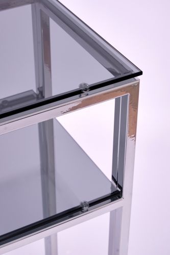Консольный стол 1042-CS grey серебряный AllConsoles 100x25x80 фото 2