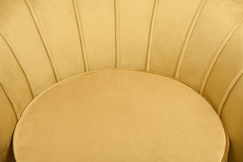 Кресло ракушка Pearl yellow желтый 75*75*85 см фото 7