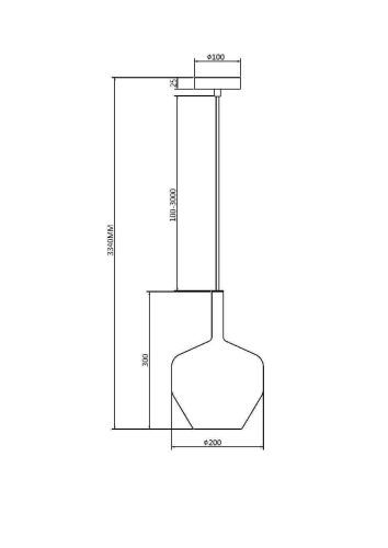 Подвесной светильник Maytoni MOD271PL-01B6 фото 6