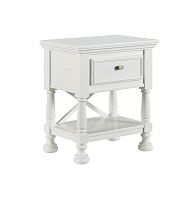 Белая прикроватная тумба Kaslyn B502-91, Ashley Furniture | 61х41 h=68 см