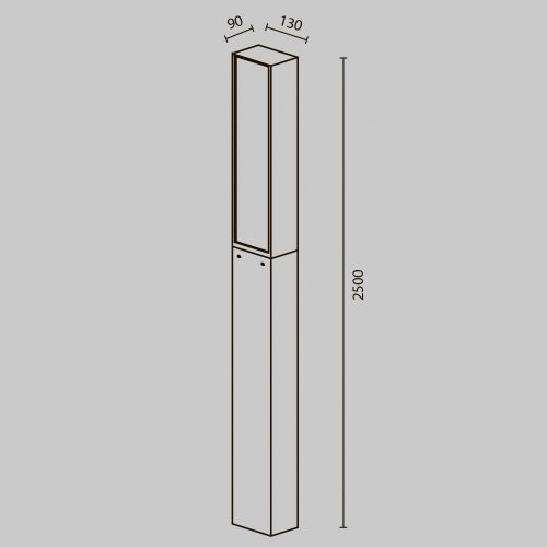 Садово-парковый светильник Outdoor O470FL-L40GF3K фото 4