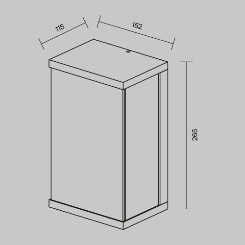 Уличный настенный светильник Outdoor O021WL-L10B3K фото 10