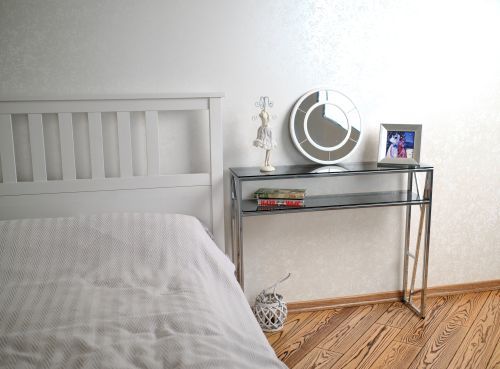 Консольный стол 1092-CS grey серебряный AllConsoles 100x25x80 фото 9