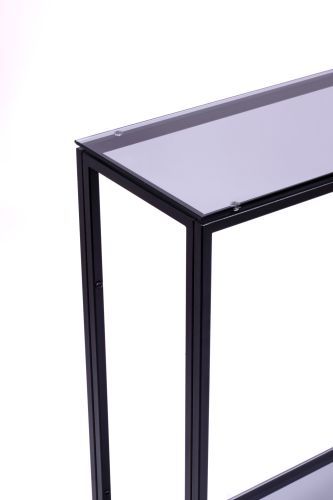Консольный стол 1082-CB grey черный муар AllConsoles 100x25x80 фото 8