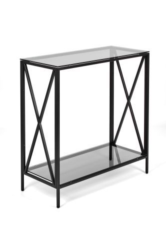 Консольный стол 1033-CB grey черный муар AllConsoles 80x35x80 фото 6