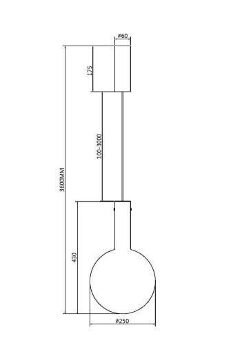 Подвесной светильник Maytoni MOD182PL-L6CG3K фото 12