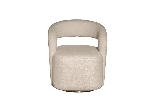 76AR-73960 Кресло поворотное Тедди (Teddy) белое 65*70*75см