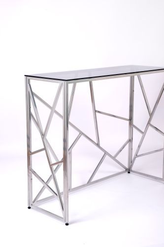 Консольный стол 1051-CS grey серебряный AllConsoles 100x35x80 фото 4