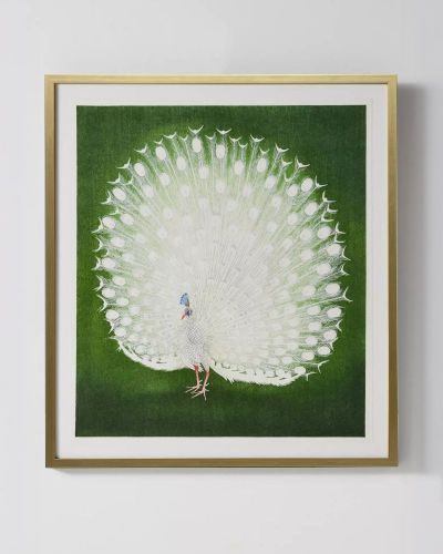Интерьерный постер “White Peacock”