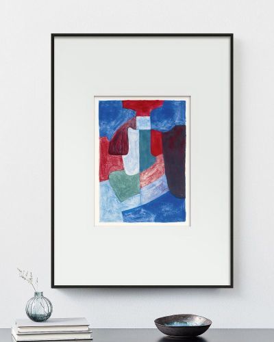 Интерьерное жикле “Bleue, verte et rouge”