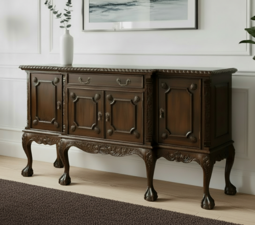 Комод Чиппендейл из массива махагони 180×56×100 см
