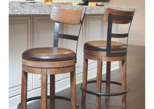 Поворотный барный стул Pinnadel D542-124, Ashley Furniture фото 4