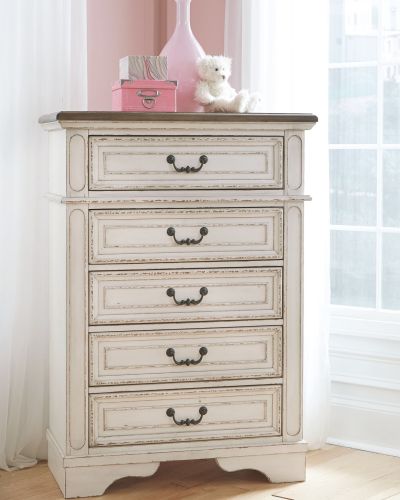 Комод высокий пять ящиков Realyn B743-45, Ashley Furniture