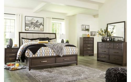 Кровать двухспальная Brueban B497-57 с 2 ящиками фото 2