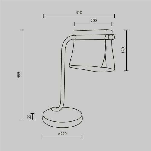 Настольный светильник Maytoni MOD170TL-L8BS3K фото 9