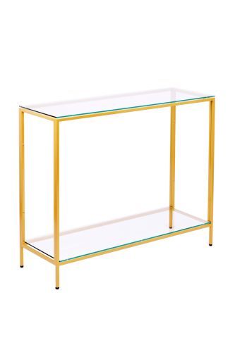 Консольный стол 1081-CG clear золотой AllConsoles 100x35x80 фото 7