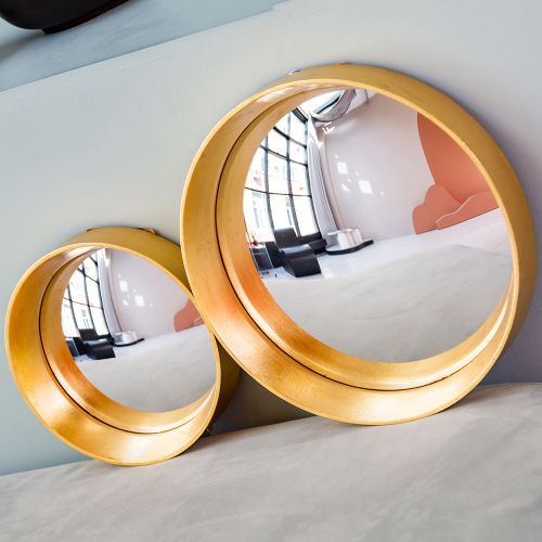 Зеркало декоративное настенное «Хогард Голд» (версия S) (fish-eye) фото 4