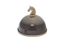 69-22295 Блюдо с крышкой декоративное "Лошадь (Horse)" d26*Н25.5см