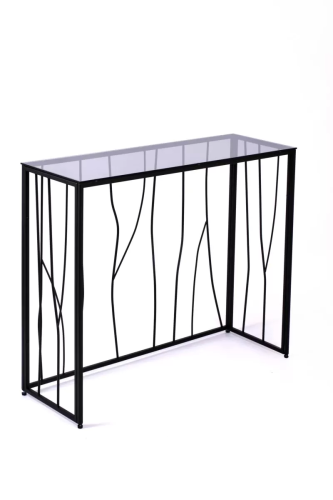 Консольный стол 1021-CB grey черный муар AllConsoles 100x35x80