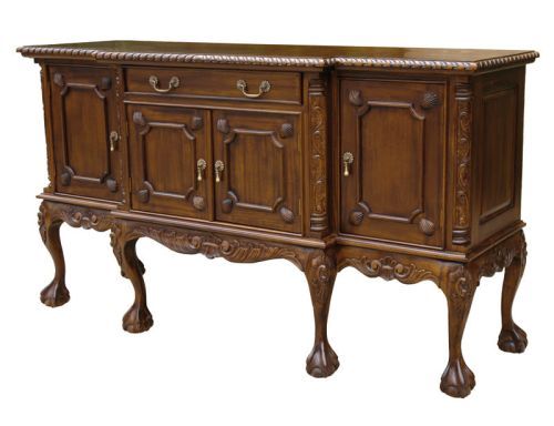 Комод Чиппендейл из массива махагони 180×56×100 см фото 5