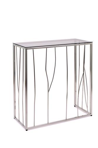 Консольный стол 1023-CS grey серебряный AllConsoles 80x35x80