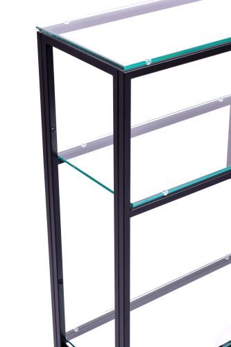 Консольный стол 1012-CB clear черный муар AllConsoles 100x25x80 фото 6