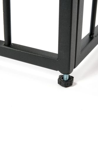 Консольный стол 1022-CB clear черный муар AllConsoles 100x25x80 фото 4