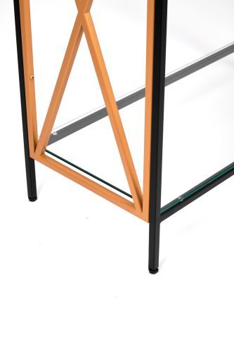 Консольный стол 1033-CB_G clear черный муар, золотой AllConsoles 80x35x80 фото 3