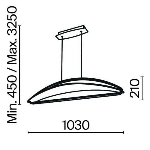 Подвесной светильник Maytoni MOD281PL-L34BS3K фото 5